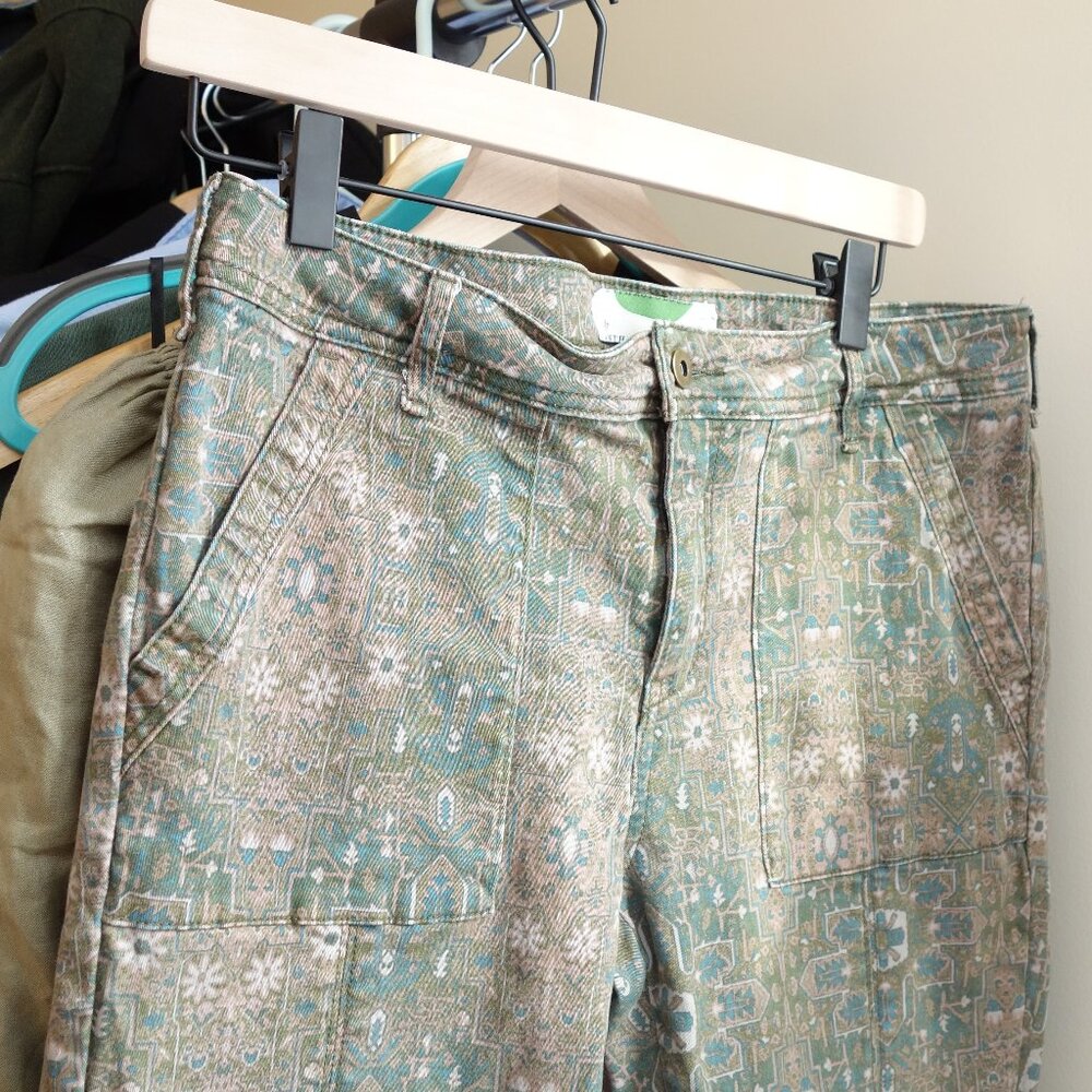 Anthropologie "Camo" Pants - Size 29 - Green Printed
